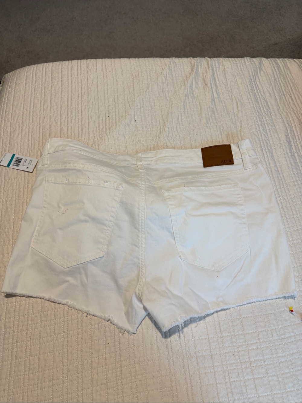 Aeropostale White VINTAGE HIGH RISE Shorts - Picture 3 of 7
